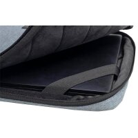 Exacompta Laptophülle Business Kunstfaser grau bis 35,6 cm (14 Zoll)  ( 17124E )