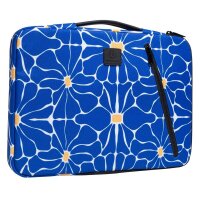 Exacompta Laptophülle Flower Kunstfaser blau bis...