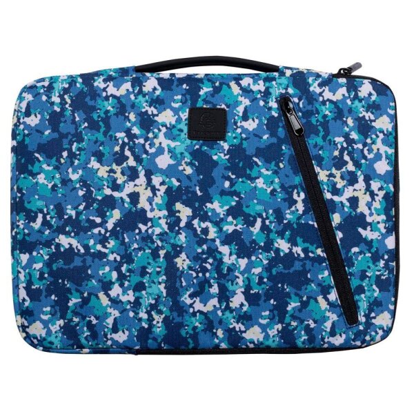 Exacompta Laptophülle Veggie Kunstfaser blau bis 35,6 cm (14 Zoll)