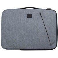 Exacompta Laptophülle Business Kunstfaser grau bis...