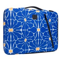 Exacompta Laptophülle Flower Kunstfaser blau bis...