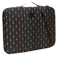 Exacompta Laptophülle Neo Deco Kunstfaser schwarz bis 40,6 cm (16 Zoll)  ( 17316E )