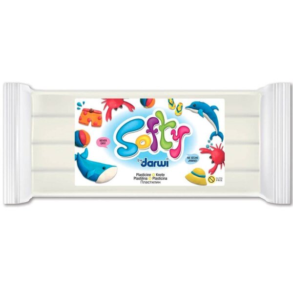 Avenue Mandarine Knete Softy weiß, 0,5 kg