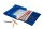 VELOFLEX Heftbox Crystal 3,0 cm transparent blau, 1 St.