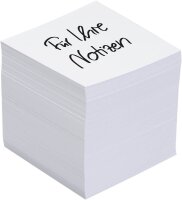 folia Notizzettel lose weiß 9,0 x 9,0 cm, ca. 700 Blatt, 1 Pack