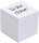 folia Notizzettel lose weiß 9,0 x 9,0 cm, ca. 700 Blatt, 1 Pack
