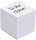 folia Notizzettel lose weiß 9,0 x 9,0 cm, ca. 700 Blatt, 1 Pack