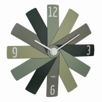 TFA® Wanduhr 60.3020 CLOCK IN THE BOX grün...