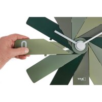 TFA® Wanduhr 60.3020 CLOCK IN THE BOX grün Kunststoff 400,0 x 37,0 mm