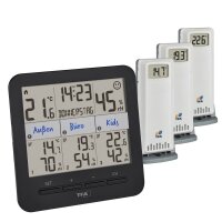 TFA® 30.3075 KLIMA@HOME 2 Thermo-Hygrometer schwarz,...