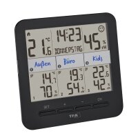 TFA® 30.3075 KLIMA@HOME 2 Thermo-Hygrometer schwarz,...