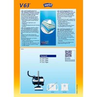 swirl® MicroPor Filtration V 63 Staubsaugerbeutel, 4 St.
