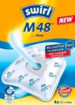 swirl® MicroPor Filtration M 48 Staubsaugerbeutel, 4 St.