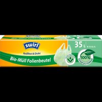 swirl® Biomüllbeutel 317110 35,0 l grün, 6 St.