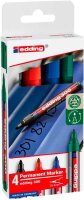 edding 300 Permanentmarker farbsortiert 1,5 - 3,0 mm, 4 St.