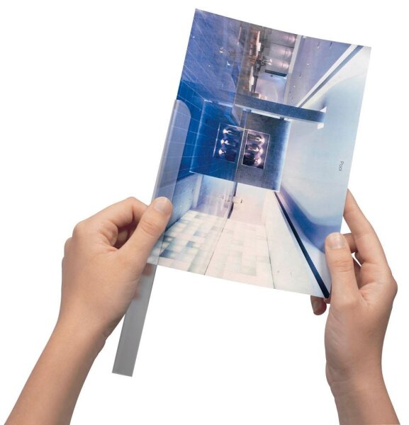 DURABLE Klemmschienen transparent DIN A5 50 Blatt, 100 St.