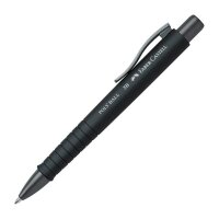 FABER-CASTELL Kugelschreiber POLY BALL Urban All Black,...