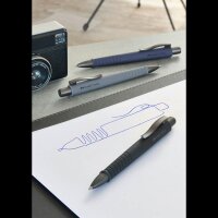 FABER-CASTELL Kugelschreiber POLY BALL Urban All Black, Schreibfarbe: blau, 1 St.