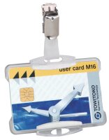 DURABLE Namensschilder mit Clip 8,5 x 5,4 cm, 25 St.