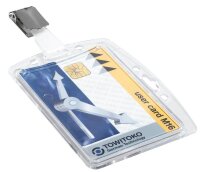 DURABLE Namensschilder mit Clip 8,5 x 5,4 cm, 25 St.