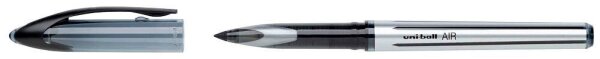 uni-ball Air Tintenroller silber 0,35 - 0,6 mm, Schreibfarbe: schwarz, 1 St.