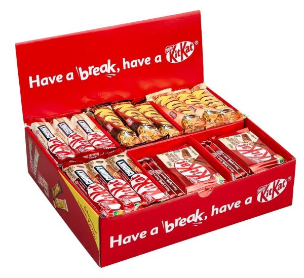 KitKat Sortimentskarton Schokoriegel 64 Riegel  ( 12566760 )