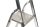 SZ Metall Stehleiter einseitig silber 7 Stufen, H: 227,0 cm