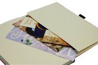 Lediberg Notizbuch Tucson ca. DIN A6 kariert, schwarz Hardcover 192 Seiten, 1 St.