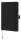 Lediberg Notizbuch Tucson ca. DIN A6 kariert, schwarz Hardcover 192 Seiten, 1 St.