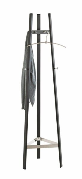 HAKU Möbel Kleiderständer 52254 schwarz Metall 9 Haken 47,0 x 177,0 cm, 1 St.