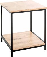 HAKU Möbel Beistelltisch rechteckig MDF-Platte eiche...