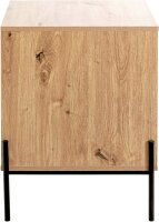 HAKU Möbel Konsole Nachttisch rechteckig MDF-Platte eiche 45,0 x 47,0 x 60,0 cm, 1 St.