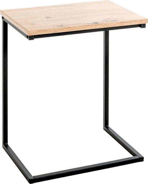 HAKU Möbel Beistelltisch rechteckig MDF-Platte eiche 40,0 x 30,0 x 50,0 cm, 1 St.
