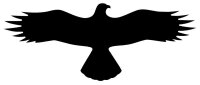 SafetyMarking® Hinweisaufkleber Bussard 36,7 x 14,5...