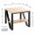 HAKU Möbel Beistelltisch rechteckig MDF-Platte eiche 55,0 x 55,0 x 48,0 cm, 1 St.