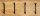 HAKU Möbel Wandgarderobe 52975 akazie Holz 4 Haken 90,0 x 36,0 cm, 1 St.