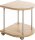 HAKU Möbel Beistelltisch C-Form MDF-Platte esche 40,0 x 40,0 x 45,0 cm, 1 St.