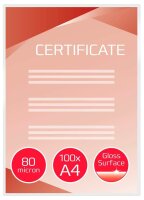 GBC Laminierfolien glänzend für A4 80 micron, 100 St.