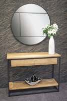 HAKU Möbel Konsolentisch rechteckig Massivholz eiche 100,0 x 35,0 x 75,0 cm, 1 St.