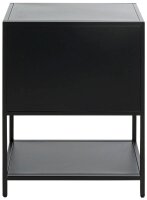 HAKU Möbel Konsole Nachttisch rechteckig Metall schwarz 45,0 x 30,0 x 60,0 cm, 1 St.
