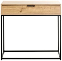 HAKU Möbel Konsolentisch rechteckig Spanplatte eiche 80,0 x 28,0 x 77,0 cm, 1 St.