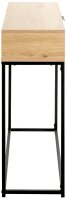 HAKU Möbel Konsolentisch rechteckig Spanplatte eiche 80,0 x 28,0 x 77,0 cm, 1 St.