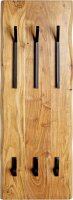 HAKU Möbel Wandgarderobe 52976 akazie Holz 6 Haken 36,0 x 100,0 cm, 1 St.