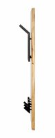HAKU Möbel Wandgarderobe 52976 akazie Holz 6 Haken 36,0 x 100,0 cm, 1 St.