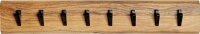 HAKU Möbel Wandgarderobe 52977 akazie Holz 8 Haken 90,0 x 15,0 cm, 1 St.