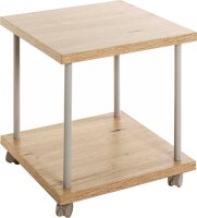 HAKU Möbel Beistelltisch rechteckig MDF-Platte esche...