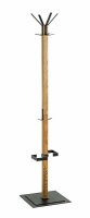 HAKU Möbel Kleiderständer 54325 eiche Holz 6 Haken 40,0 x 180,0 cm, 1 St.