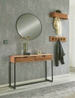 HAKU Möbel Wandgarderobe 52979 akazie Holz 5 Haken 60,0 x 15,0 cm, 1 St.