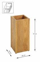 HAKU Möbel Schirmständer 54349 eiche, Holz