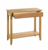 HAKU Möbel Konsolentisch rechteckig Massivholz eiche 75,0 x 35,0 x 75,0 cm, 1 St.